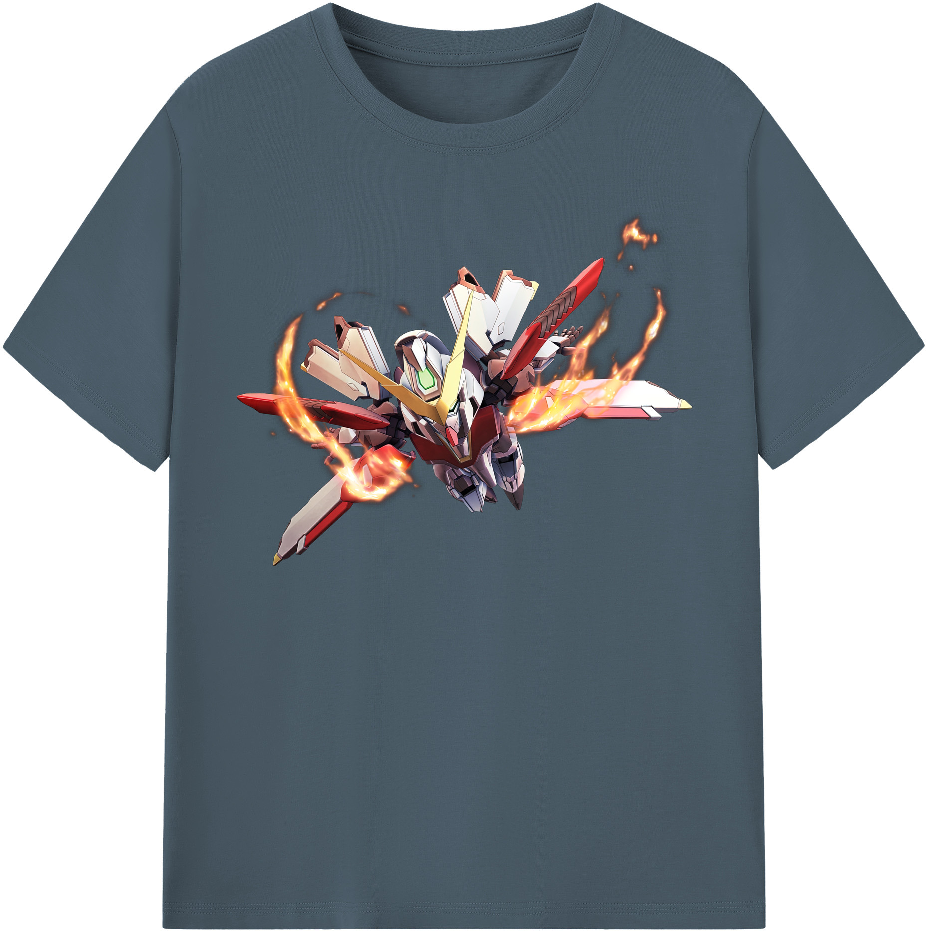（画像用） 機動戦士ガンダム Mobile Suit Gundam 綿100％半袖Tシャツ（フロントプリント）